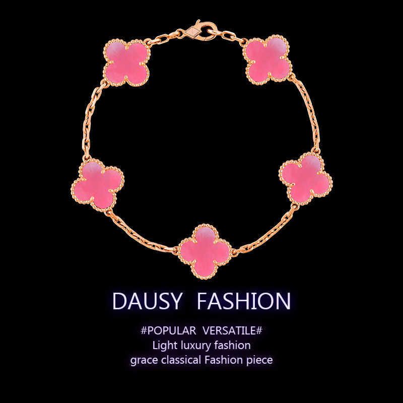 Pink Fritillaria Bracelet Rose Gold-v