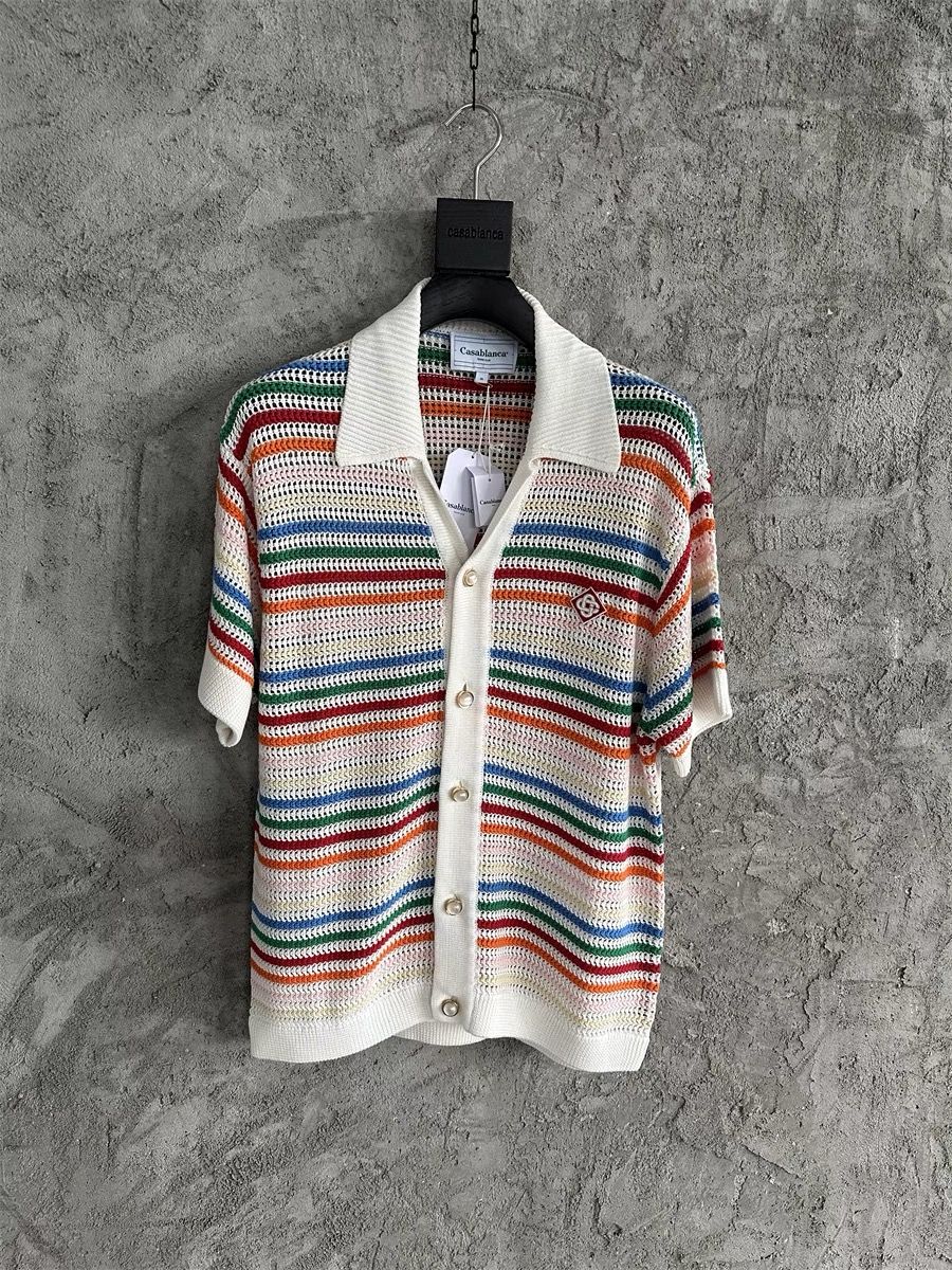 Colorful striped shirts