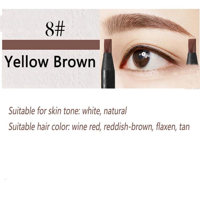 12pcs yellow brown
