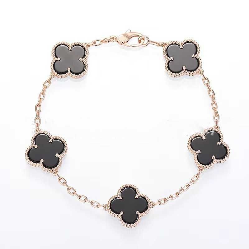 Black Agate Rose Gold-925 Silver