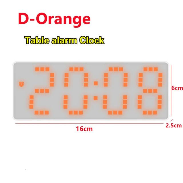 D-Orangeテーブルクロック