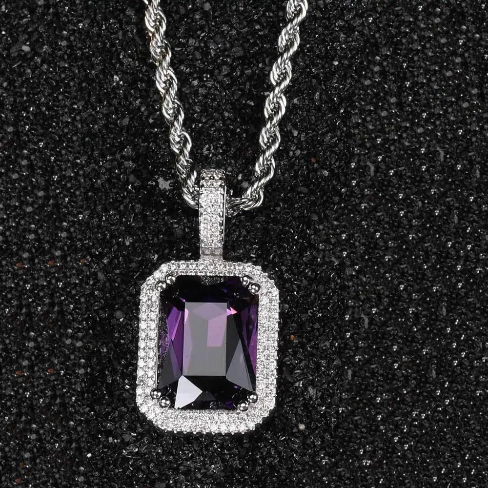 Purple-sliver-Single Pendant