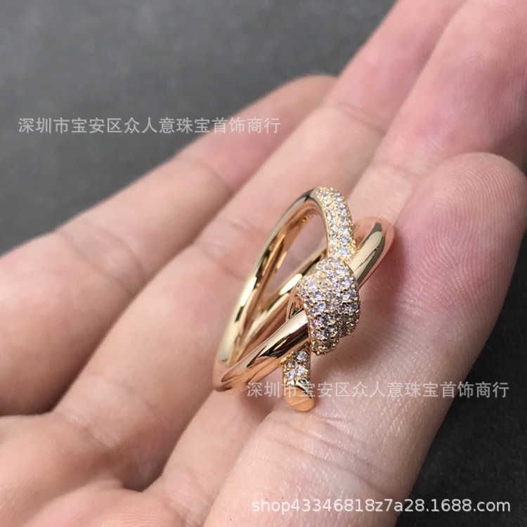 Wide Diamond Inlay Rose Gold