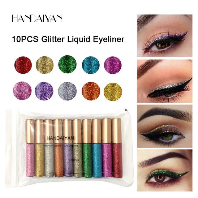 10 glitter colors