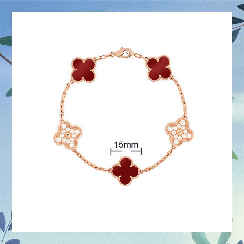 Or rose - agate rouge + diamant complet lar
