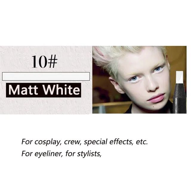 12pcs matt white