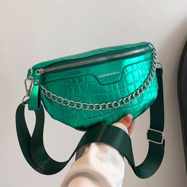green waist bag