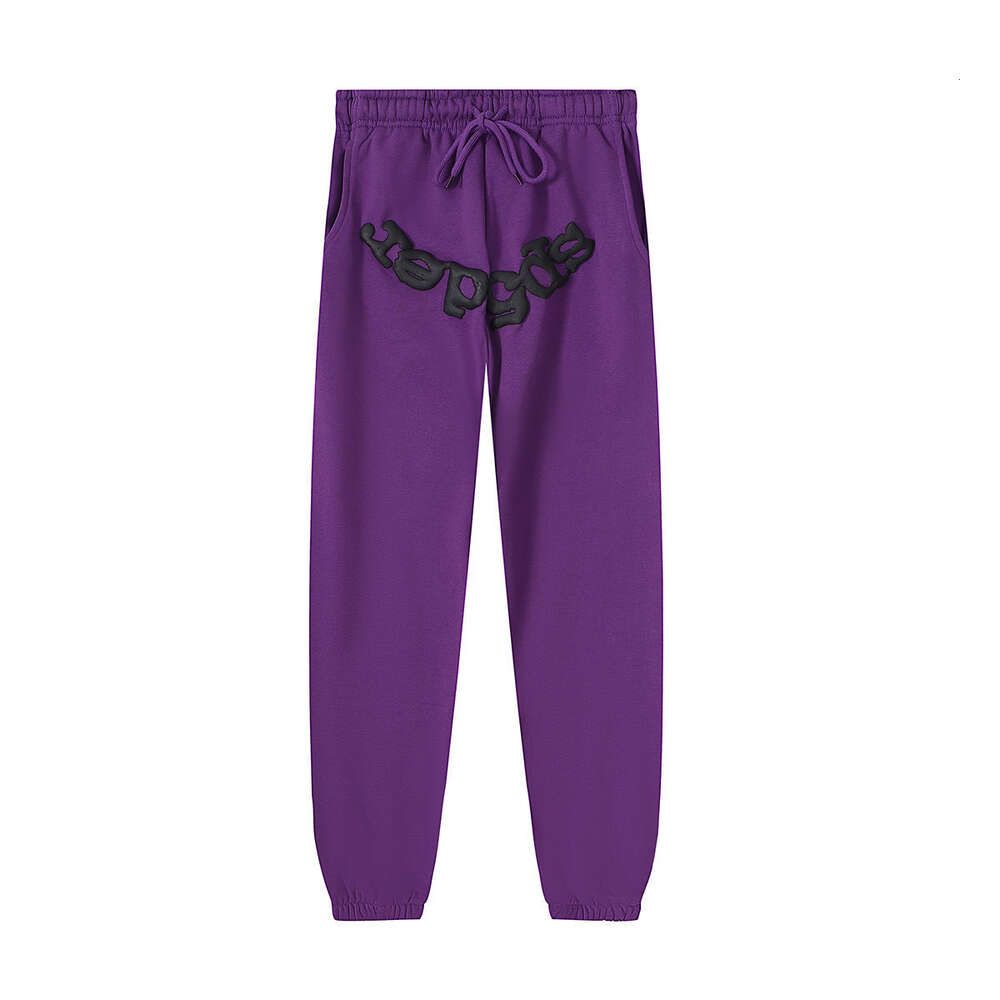 фиолетовые брюки