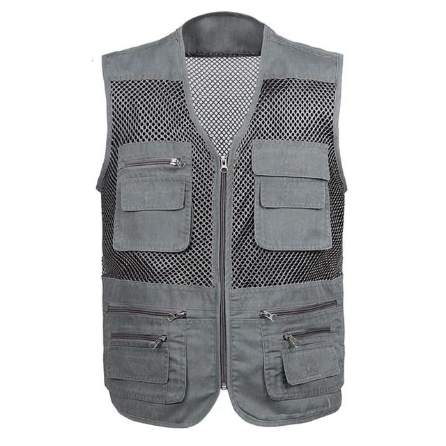 gray vest