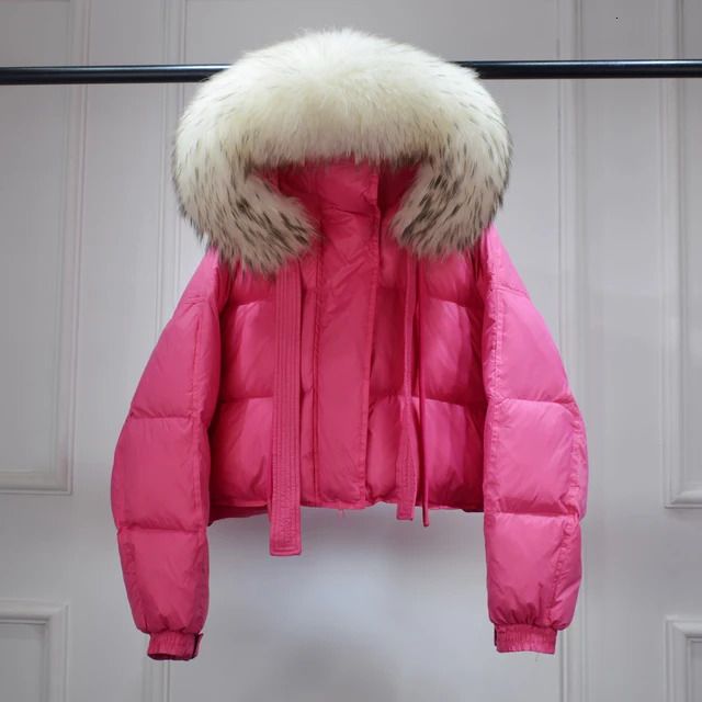 raccoon fur pink