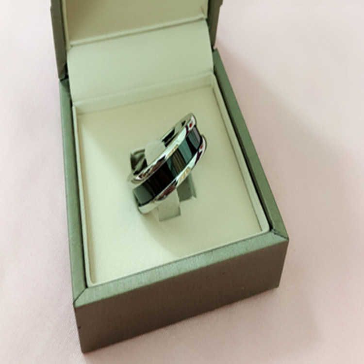 Céramique noire Platinum (bague unique)