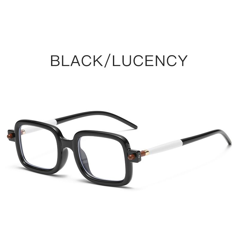 #1 Black Frame Flat Lens