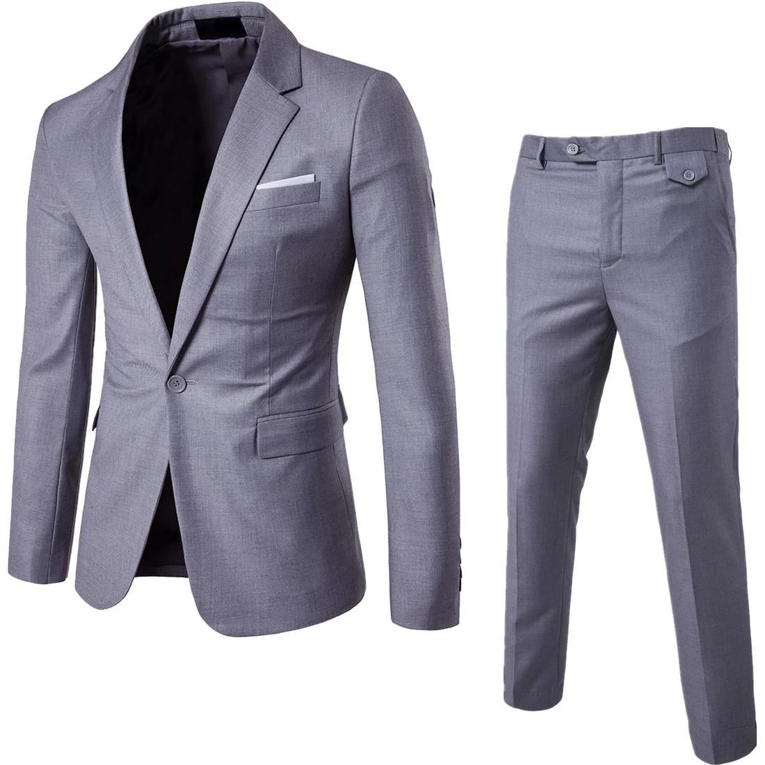 Silvery 2-piece suit