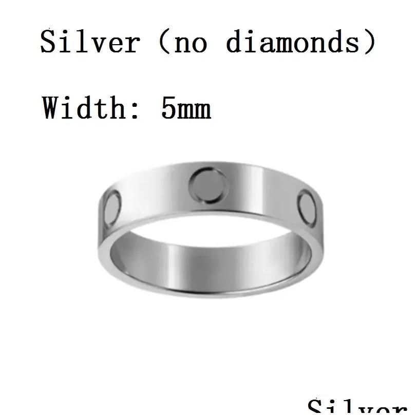 5 мм серебро без бриллианта