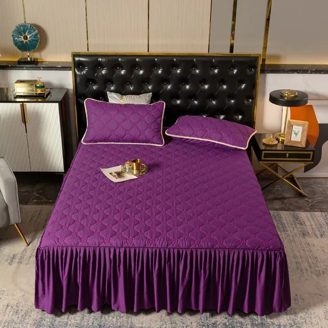 bed skirt - violet