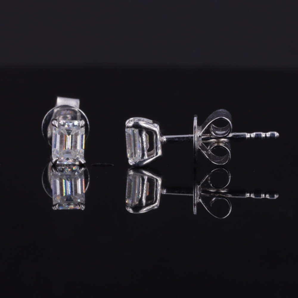 Emerald Cut-14k Rose Gold