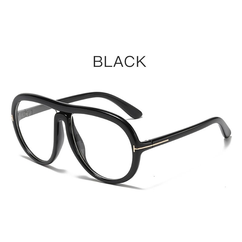 Black frame flat lens