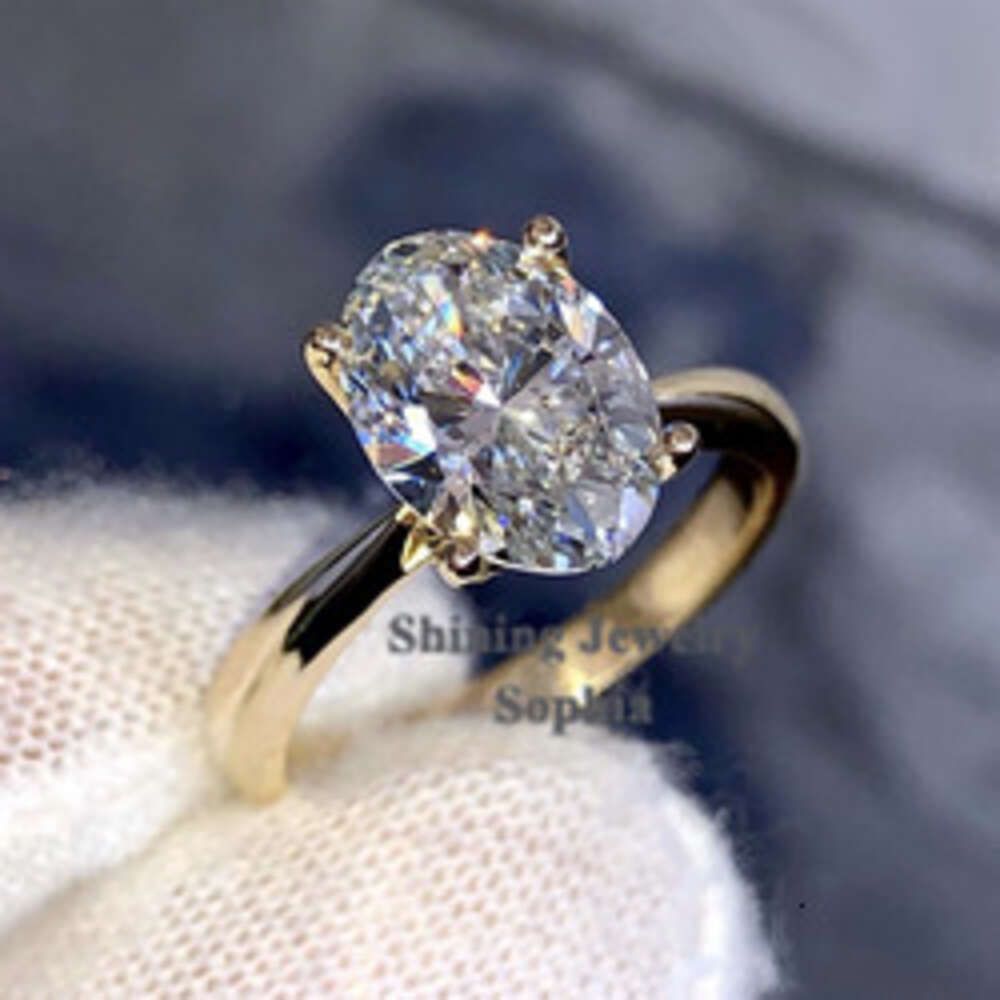 14k Gold+moissanite