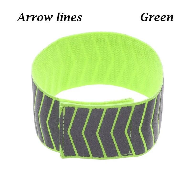 green arrow lines