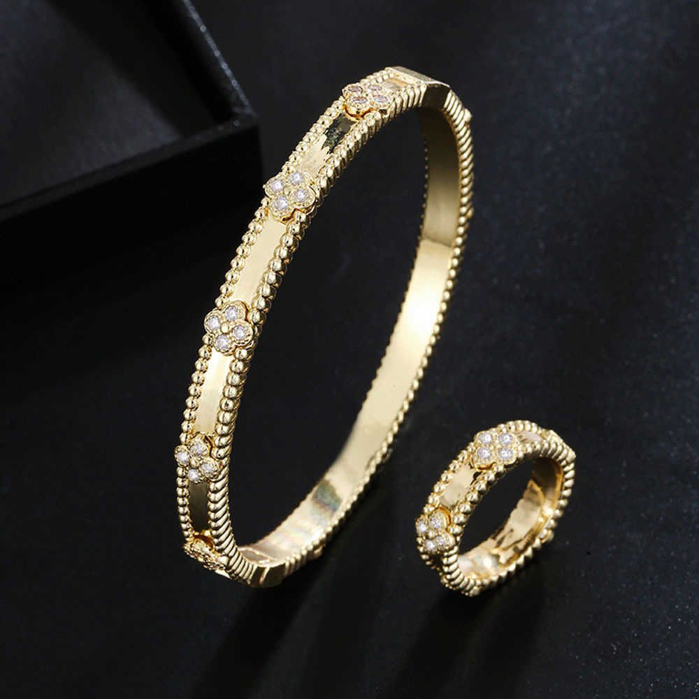 Two Piece Set of Gold-plated Bracelets