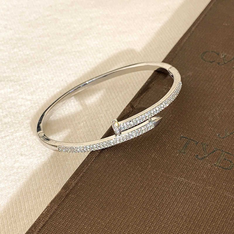 Silver Full Diamond Bracelet (plating