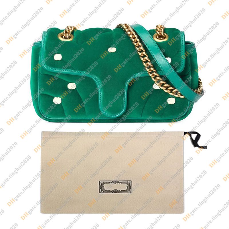 Velours vert 26 cm / avec sac à poussière