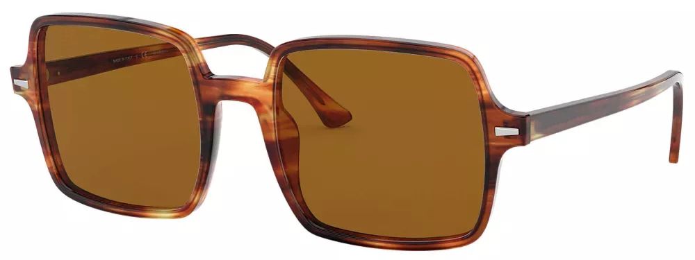Vierkante zonnebril voor heren en dames, acetaat montuur, echte glazen lenzen, zonnebril met leren doos, Gafas De Sol_voghion.com