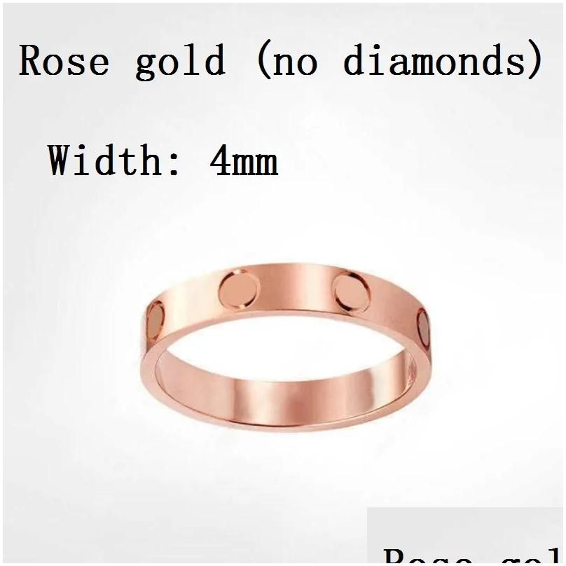 4mm rose pas de diamant