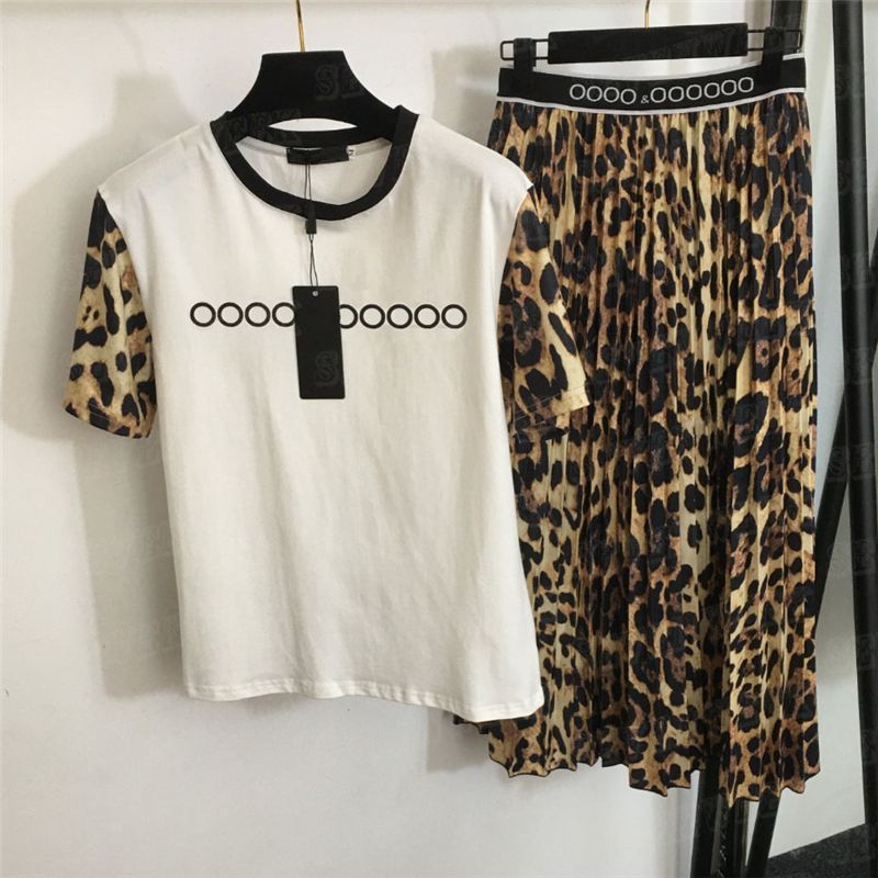 Wit T-shirt+rok