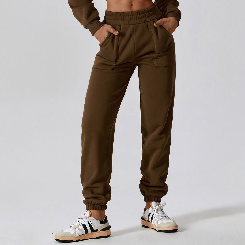 Brown sweatpants