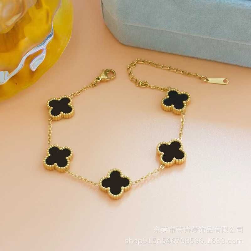 001 Gold Armband Black-18K