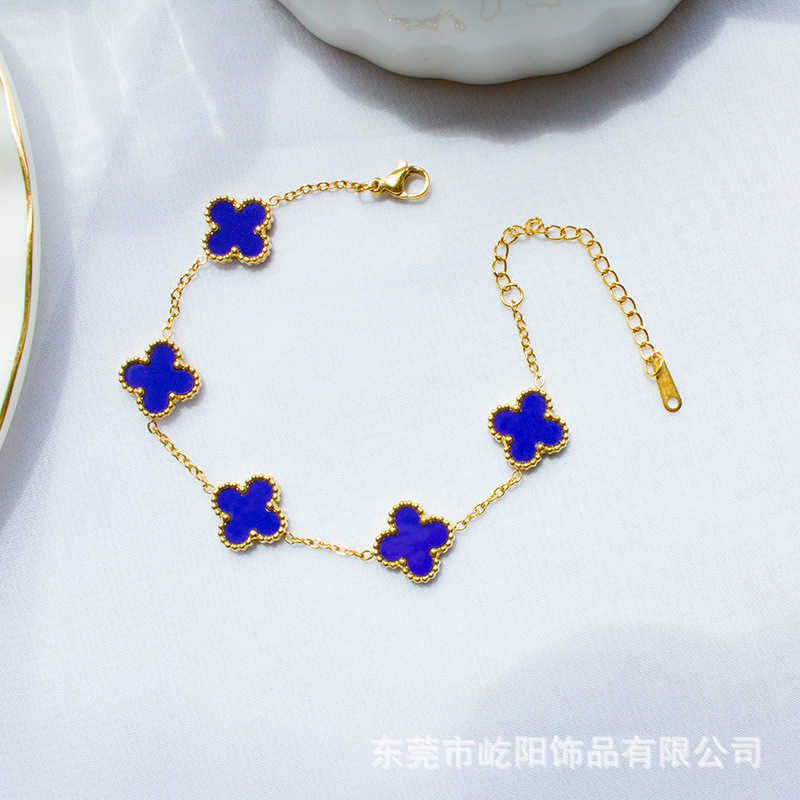 Pulseira Ouro 18k Azul Fritillaria-18k