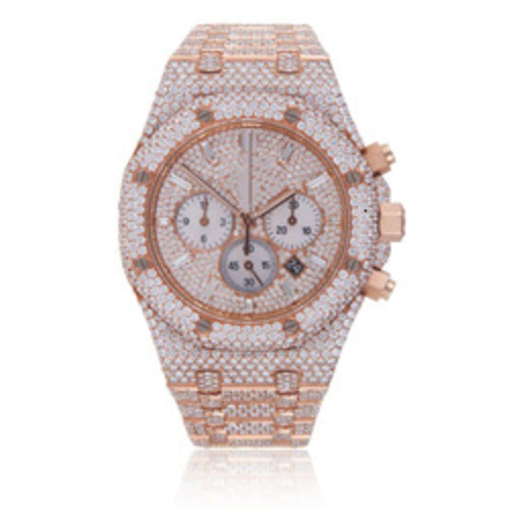 Multi Color-Iced Out Diamond Watch