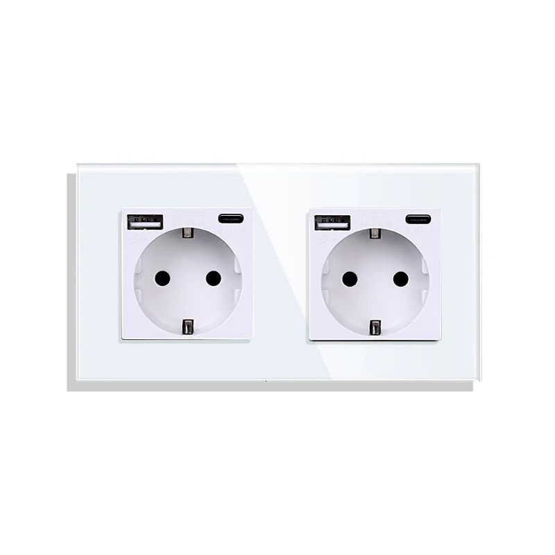 Double Type-C Socket-EU標準