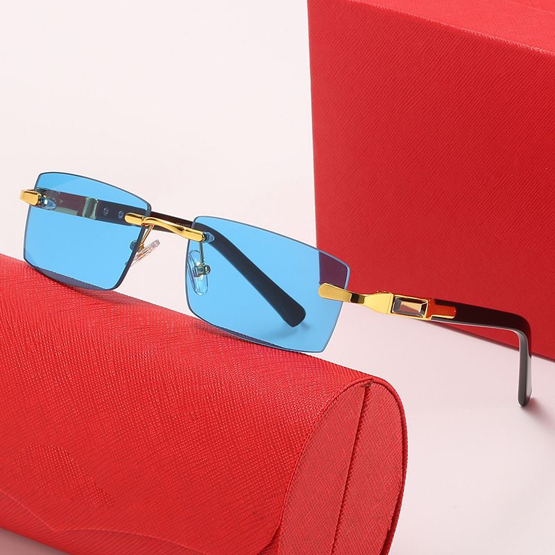 Men Sunglasses Classic Brand Retro Designer Eyewear Metal Frame Designers Sun Glasses Woman with box KD 2460240109_voghion.com