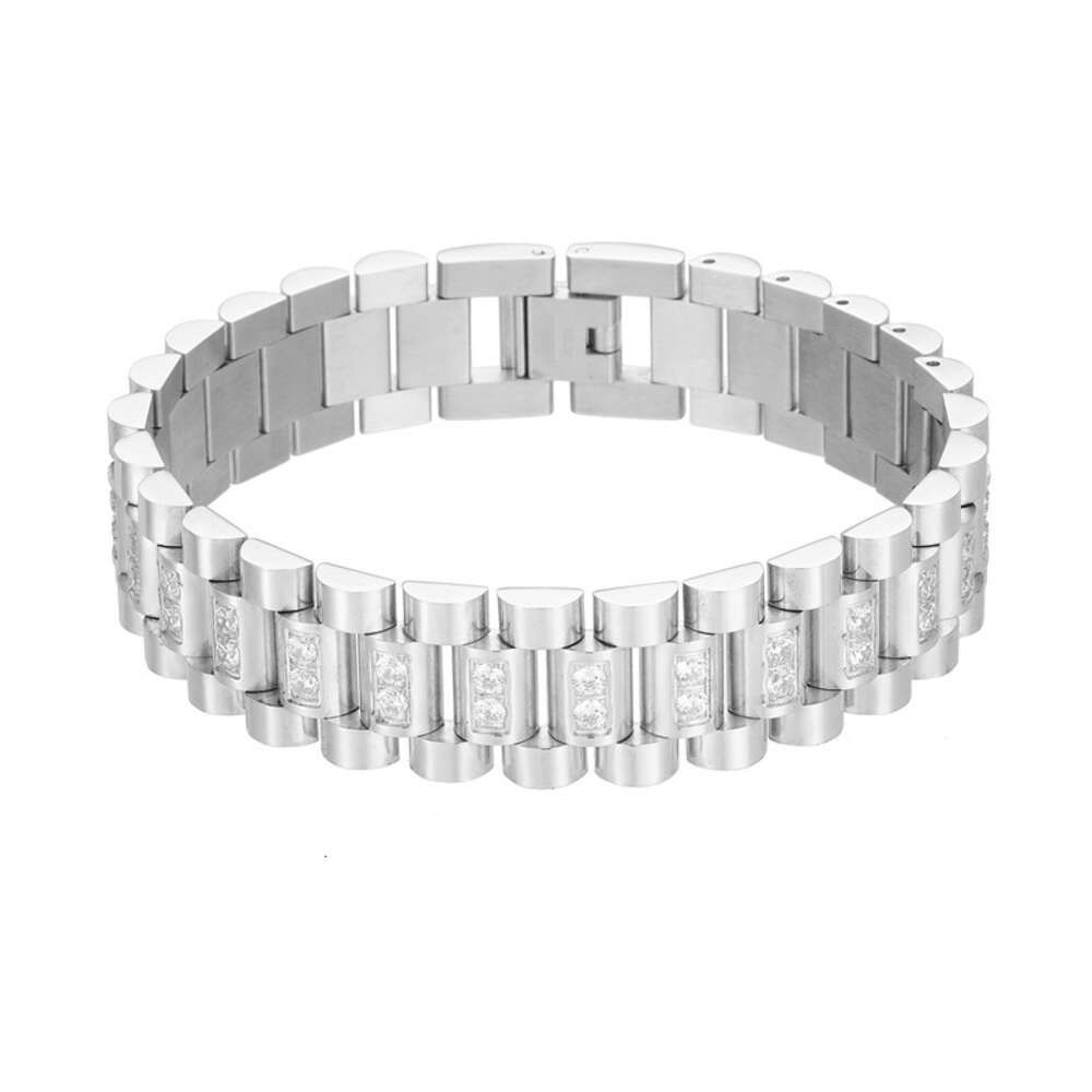 16mmx20.5cm Silver-Bracelets
