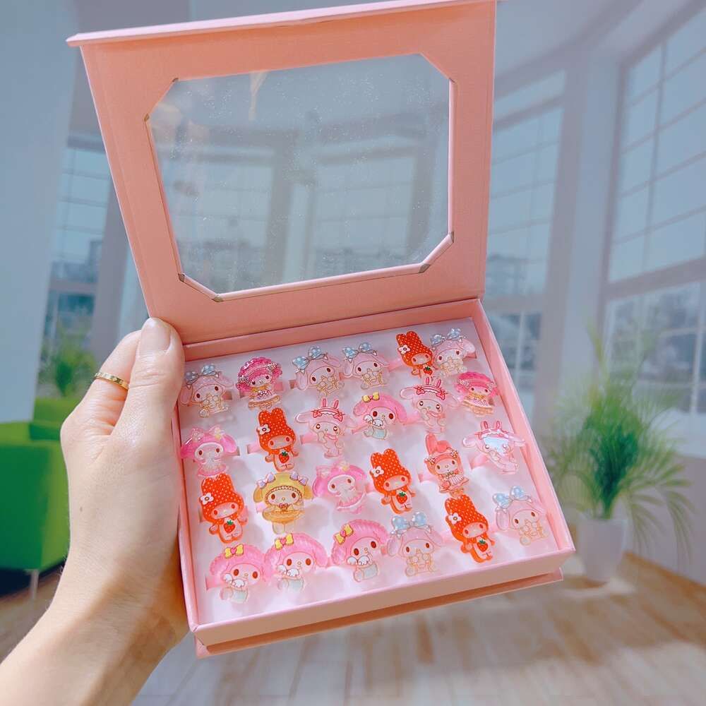 Square Box Melody Ring 24 Pack Full Box