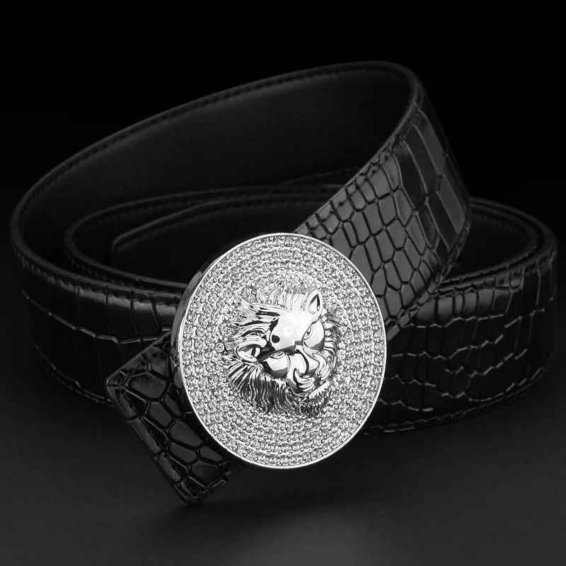 Svart Silvery Buckle