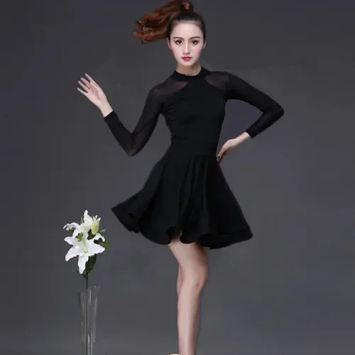 Black Fishbone Dress