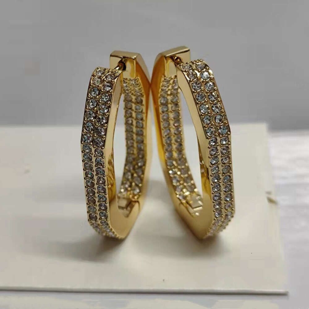 Large Gold Earrings Without Packaging