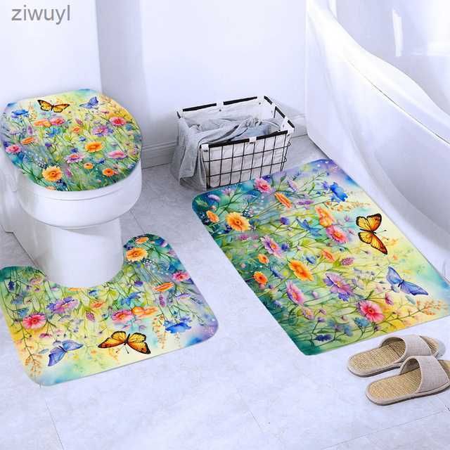 Dx7383-3pcs Bath Rug