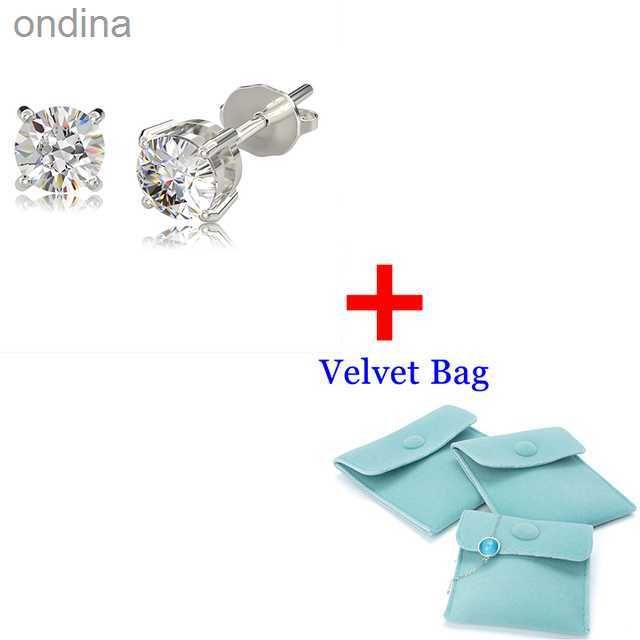 Vit guldväska-0.1ct (3mm) x2pcs