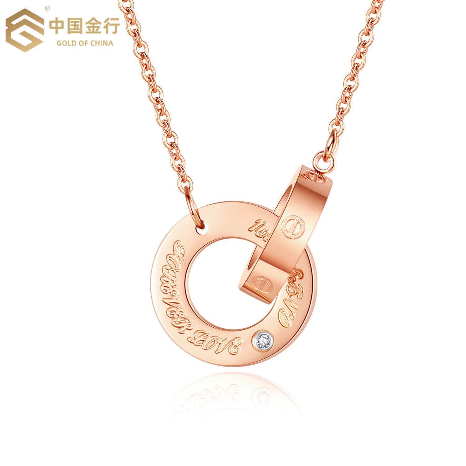 Double-loop-Single Necklace