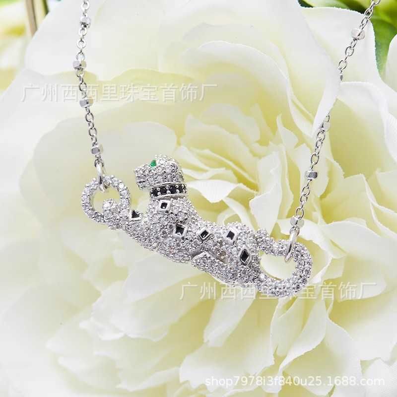 Cheetah ketting-925 zilver