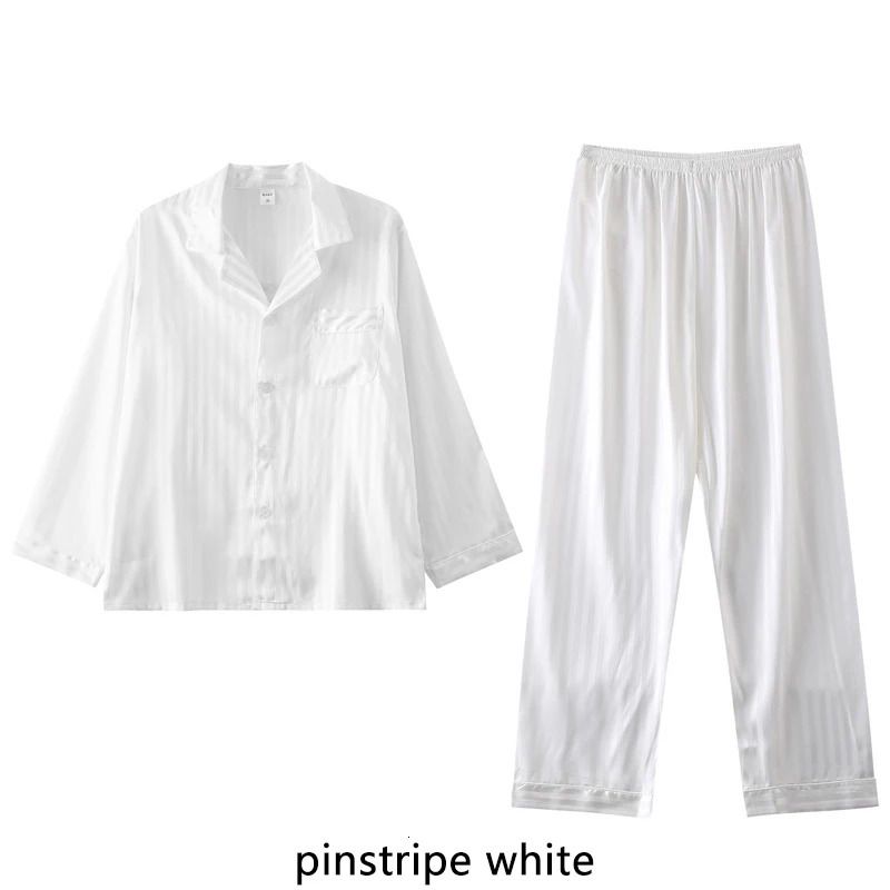 Pinstripe White