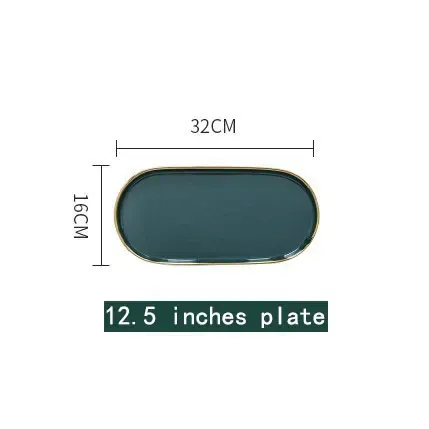 12.5 inches plate