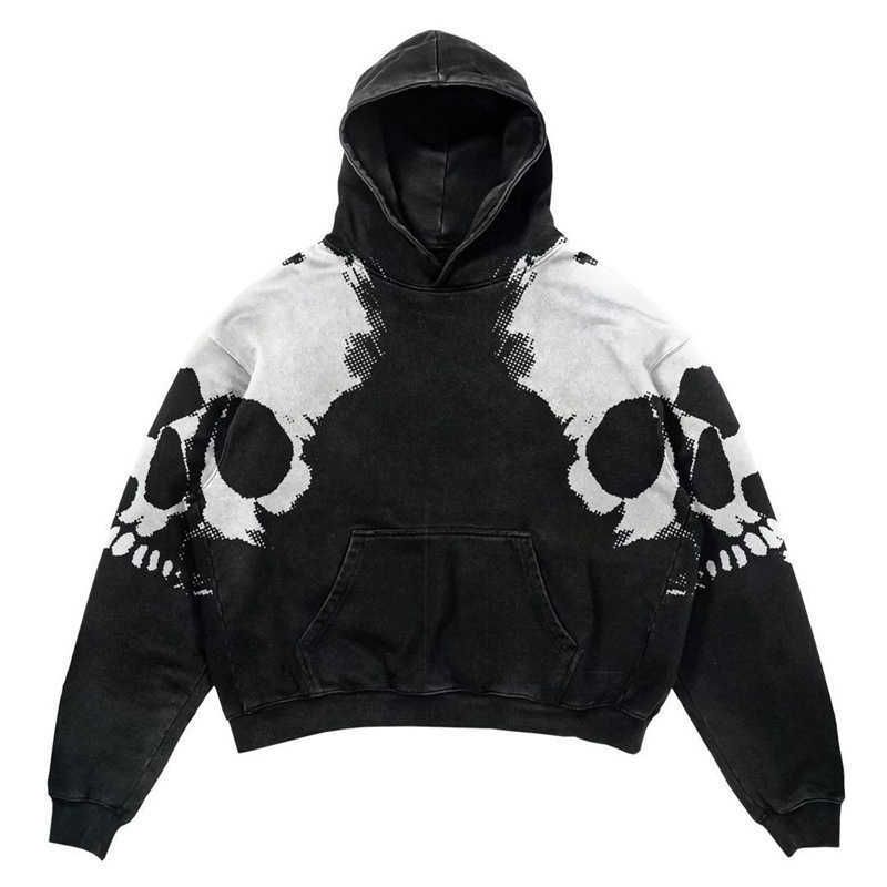 trendy skull hoodie 12