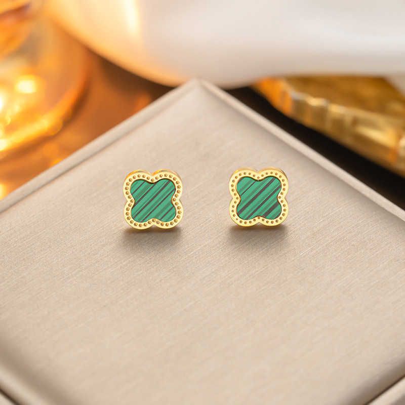 6603 Pendientes Oro Verde