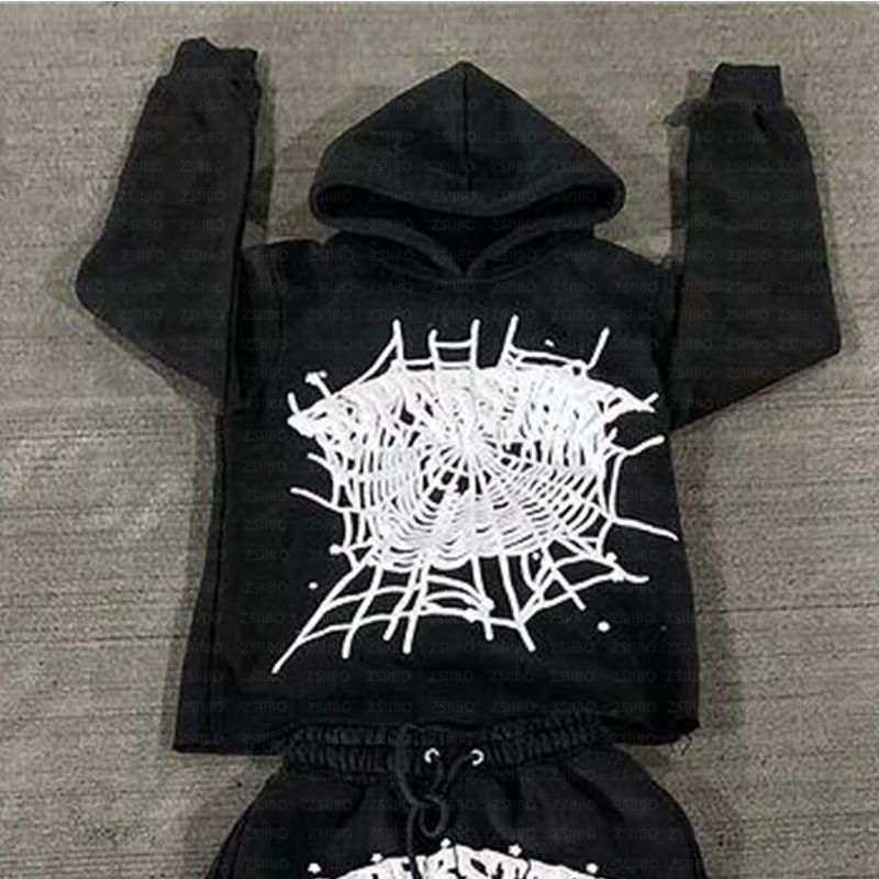 svart hoodie