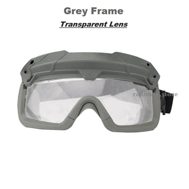 grey clear lens